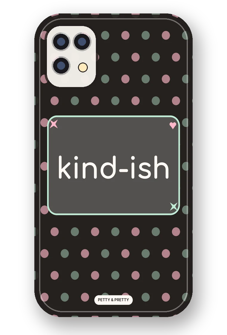 Kind-ish phone case mockup